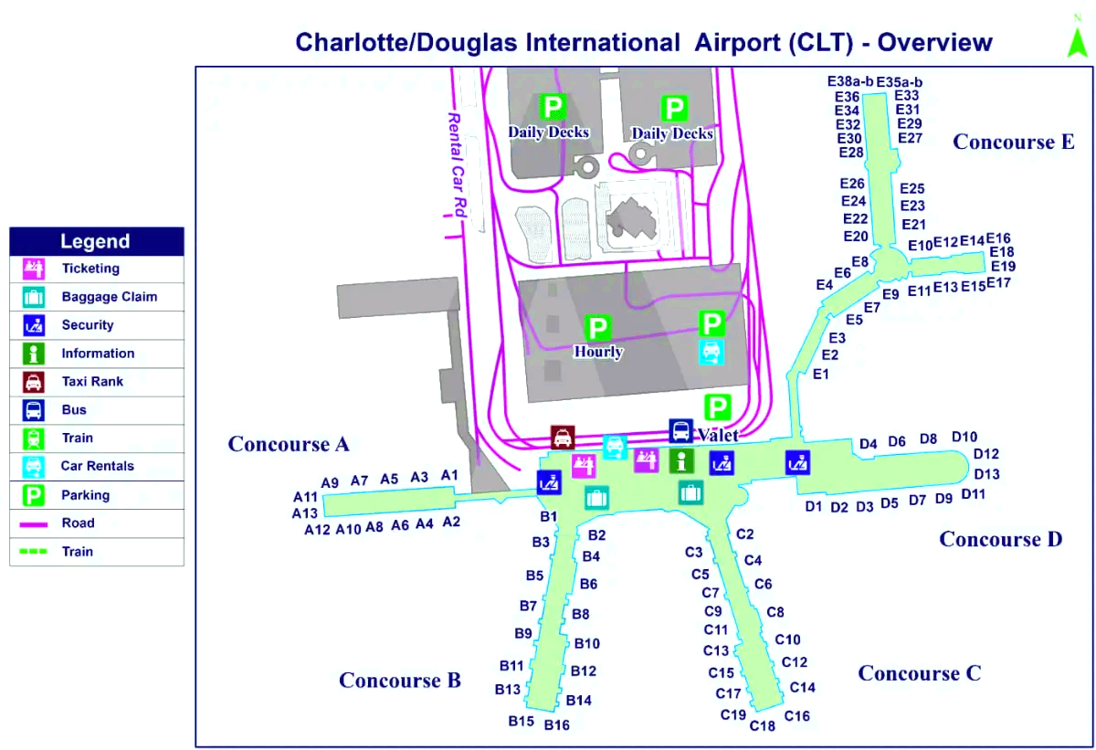 Международный аэропорт Шарлотт Дуглас