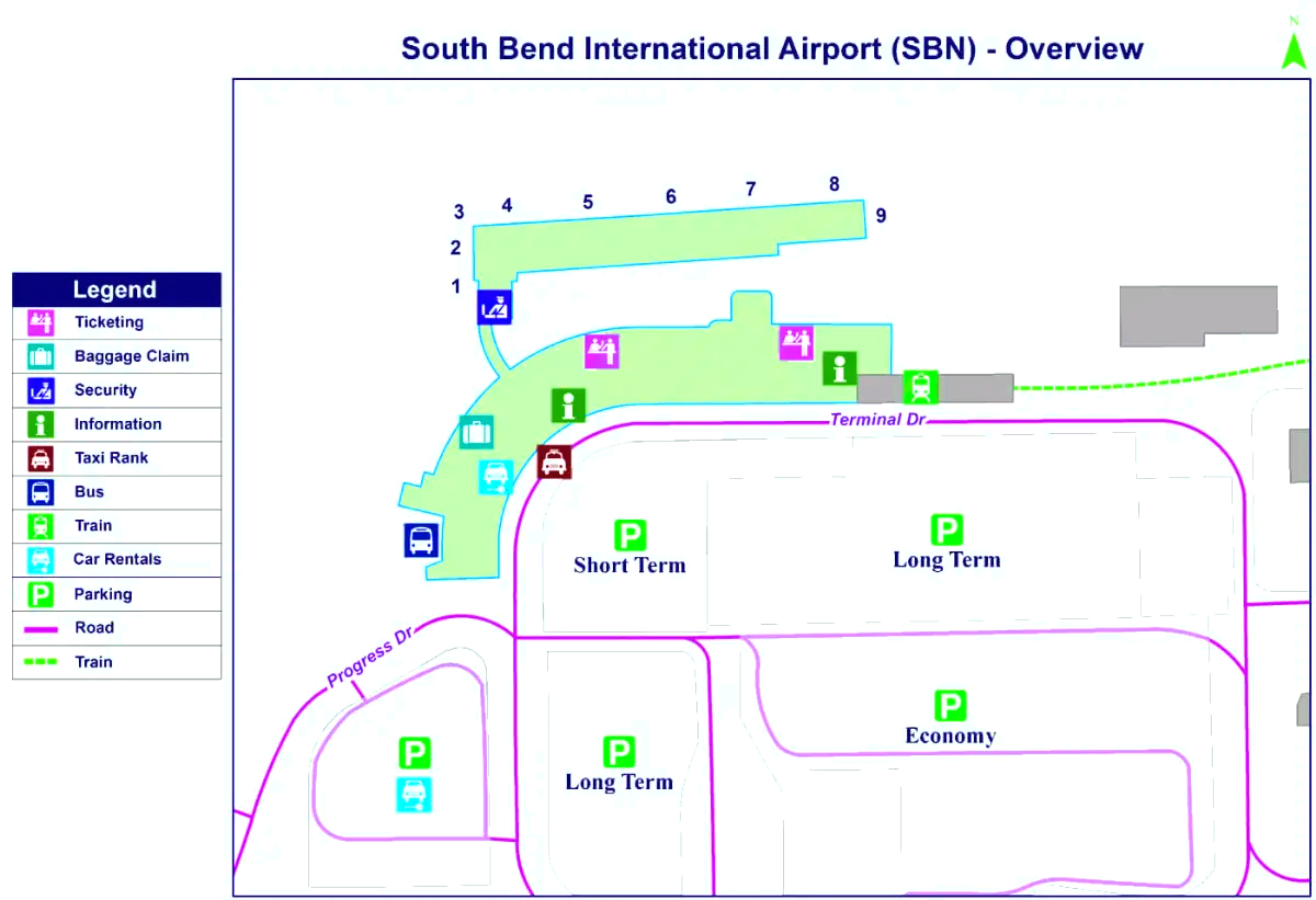 Международный аэропорт Саут-Бенд